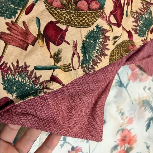 Vintage Gardening Themed Handmade Vest - Picture 6 of 8